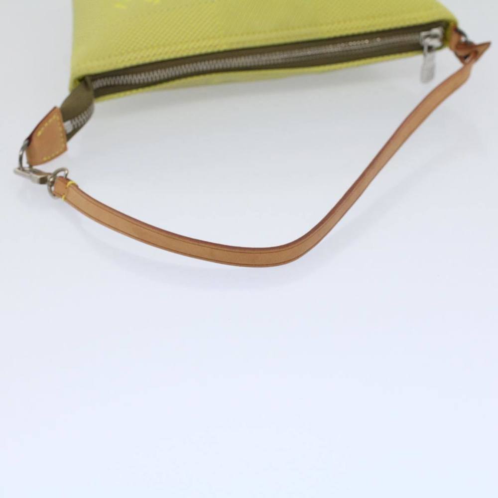LOUIS VUITTON Damier Geant Attached Pouch Yellow LV Auth ar10593B - Picture 7 of 16